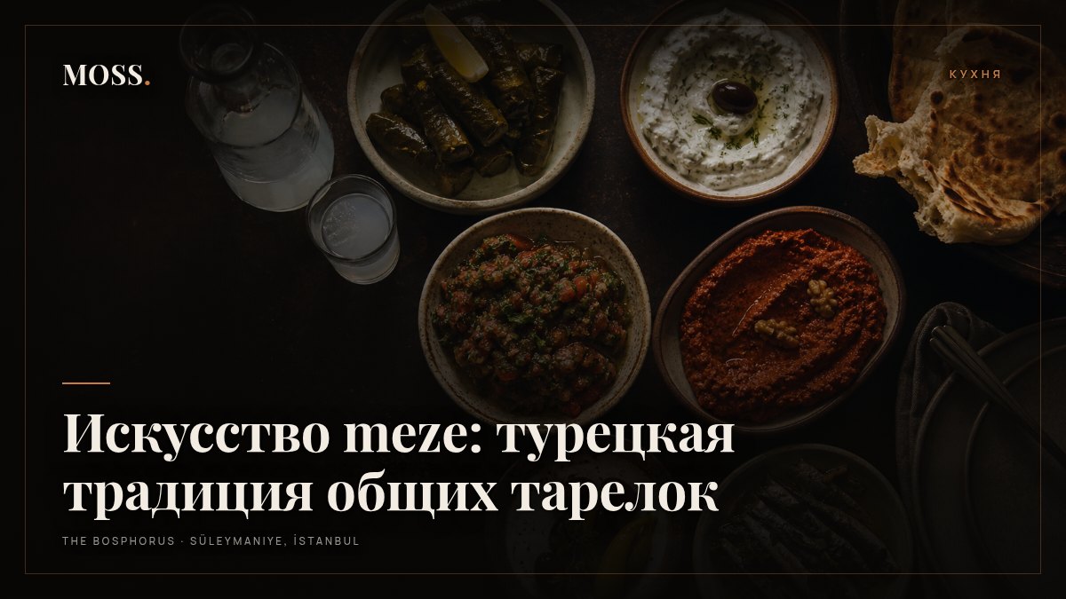 Искусство meze: турецкая традиция общих тарелок