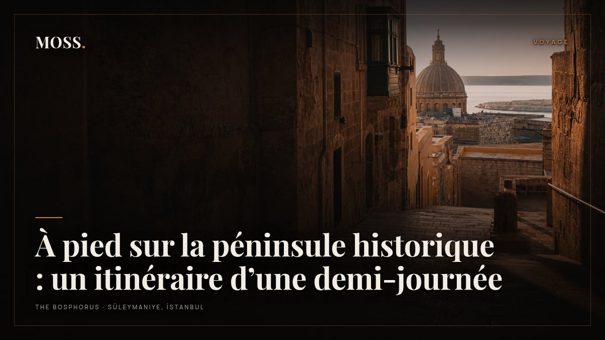 À pied sur la péninsule historique : un itinéraire d’une demi-journée