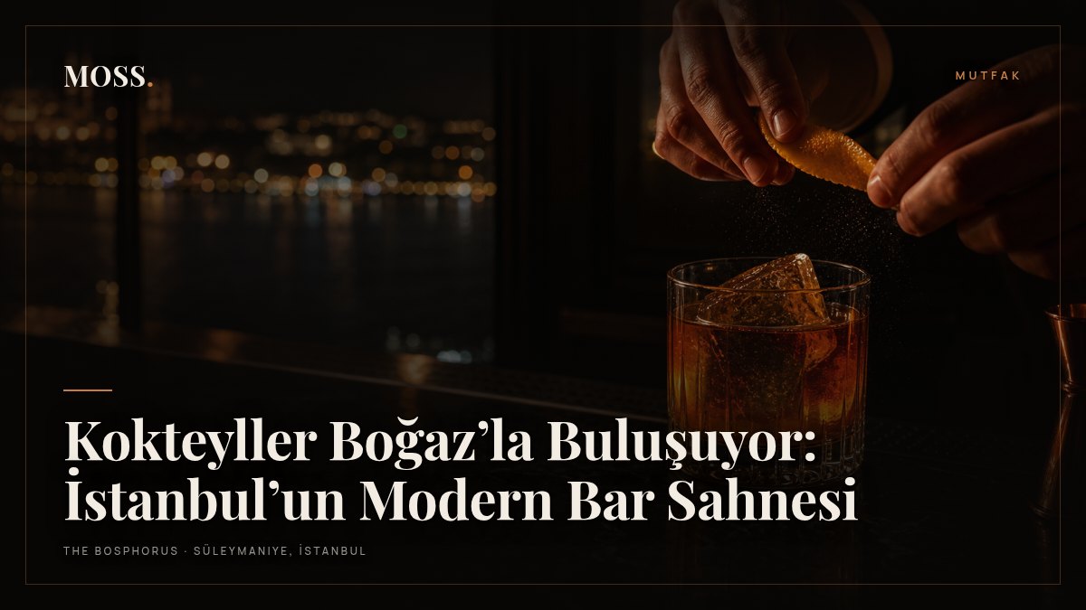 Kokteyller Boğaz’la Buluşuyor: İstanbul’un Modern Bar Sahnesi
