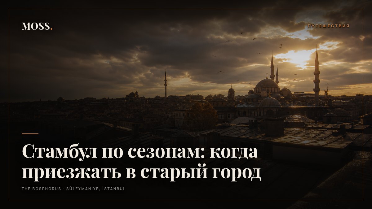 Стамбул по сезонам: когда приезжать в старый город