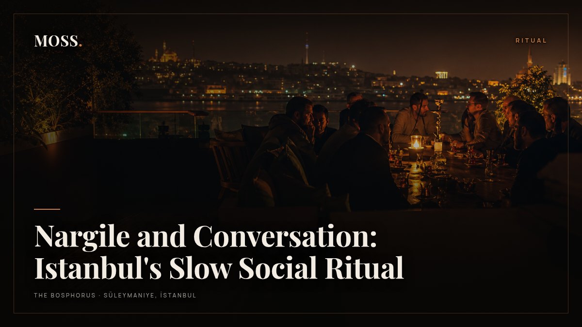 Nargile and Conversation: Istanbul's Slow Social Ritual