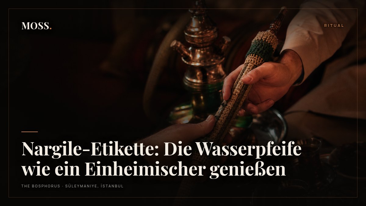 Nargile-Etikette: Die Wasserpfeife wie ein Einheimischer genießen