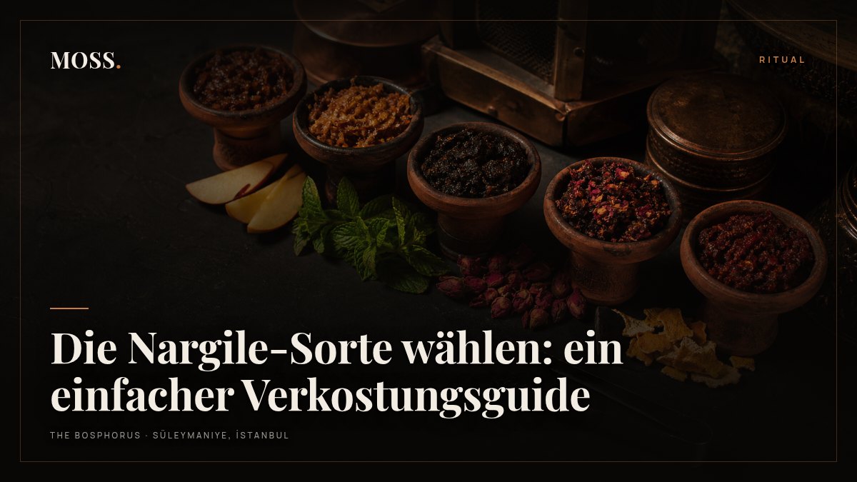 Die Nargile-Sorte wählen: ein einfacher Verkostungsguide
