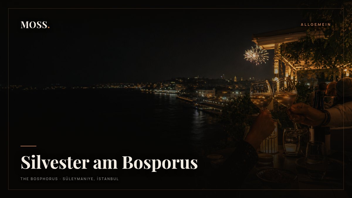 Silvester am Bosporus
