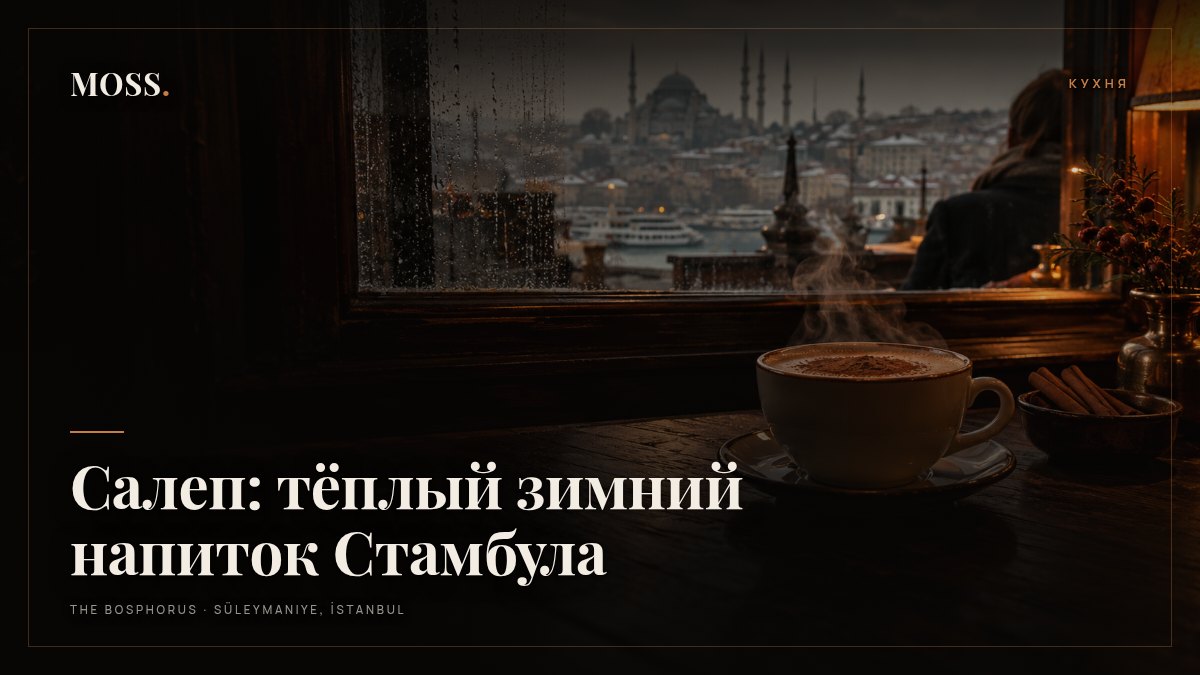Салеп: тёплый зимний напиток Стамбула