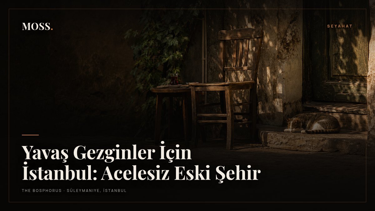 Yavaş Gezginler İçin İstanbul: Acelesiz Eski Şehir