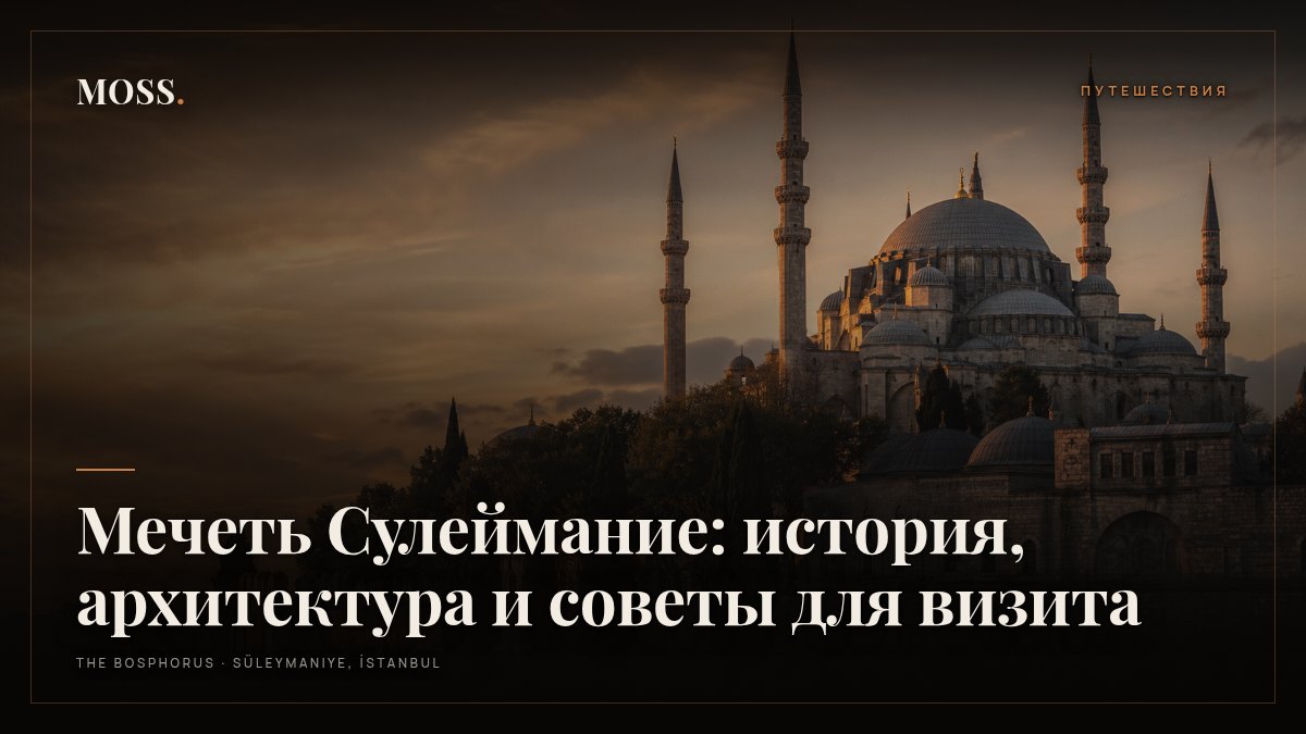 Мечеть Сулеймание: история, архитектура и советы для визита