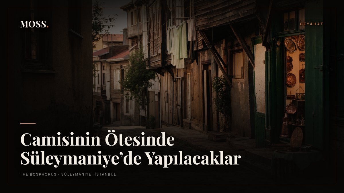 Camisinin Ötesinde Süleymaniye’de Yapılacaklar