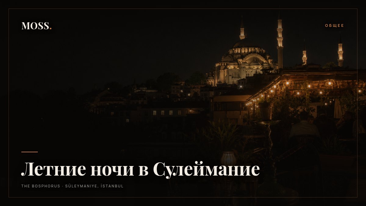Летние ночи в Сулеймание