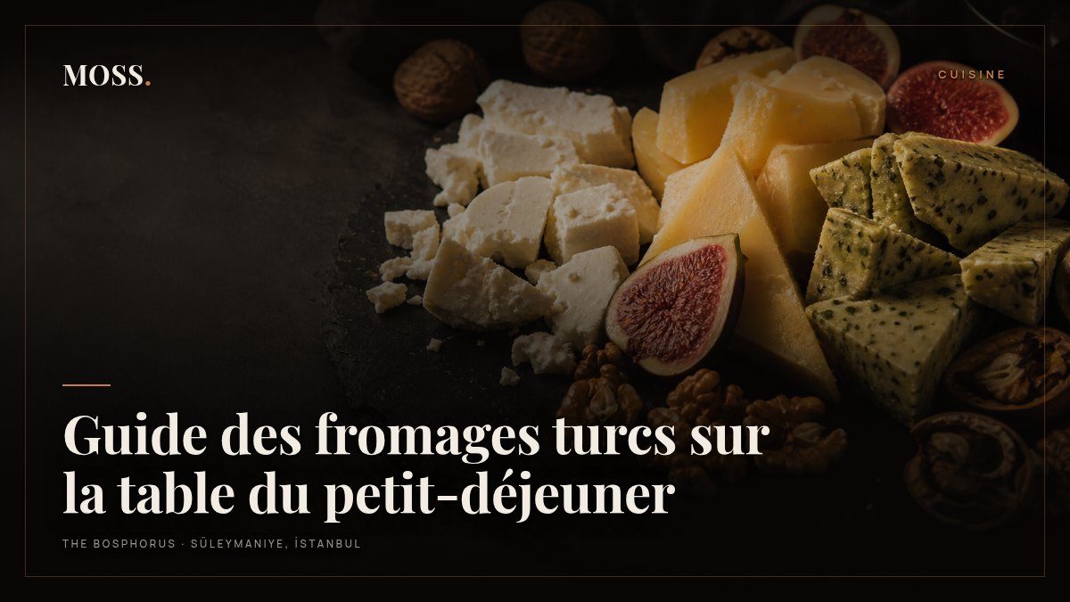 Guide des fromages turcs sur la table du petit-déjeuner