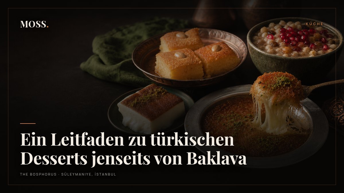 Ein Leitfaden zu türkischen Desserts jenseits von Baklava