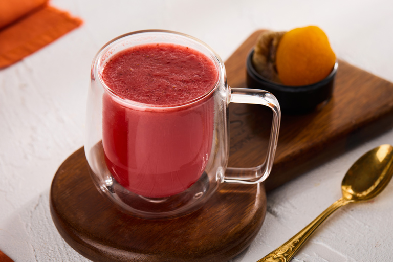 HOT STRAWBERRY LEMONADE